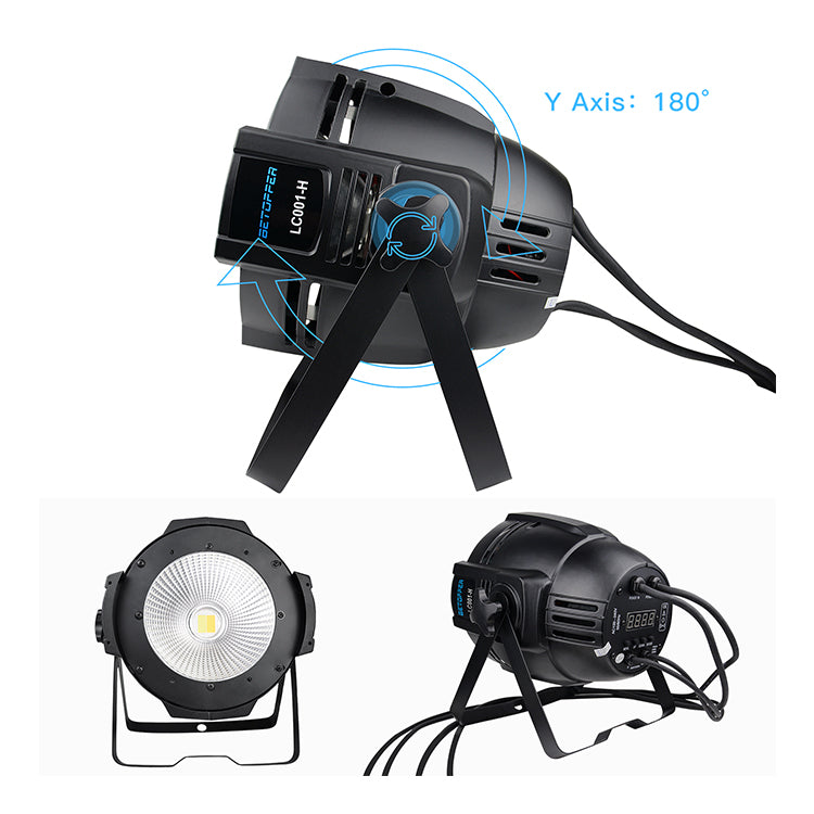 LC001-H 100W COB Warm/Cold White Par Light
