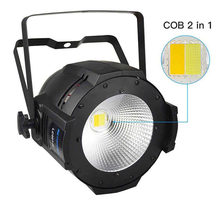 LC001-H 100W COB Warm/Cold White Par Light