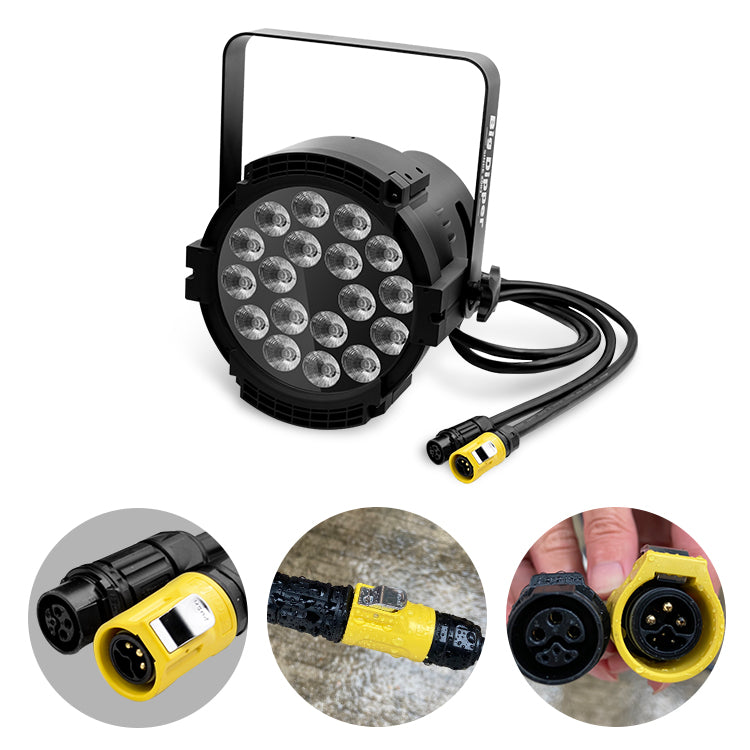 BDW1810-A 18x10W RGBW 4-IN-1 Colorful Waterproof Par Light