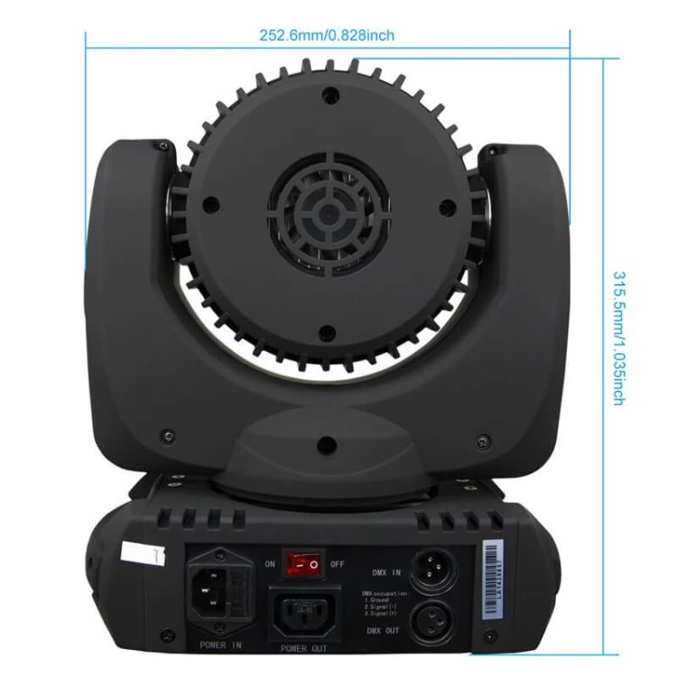 LM108 LED 36x3W RGBW Wash Moving Head Light
