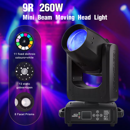 CLB260 Mini 260W 9R Beam Moving Head Light