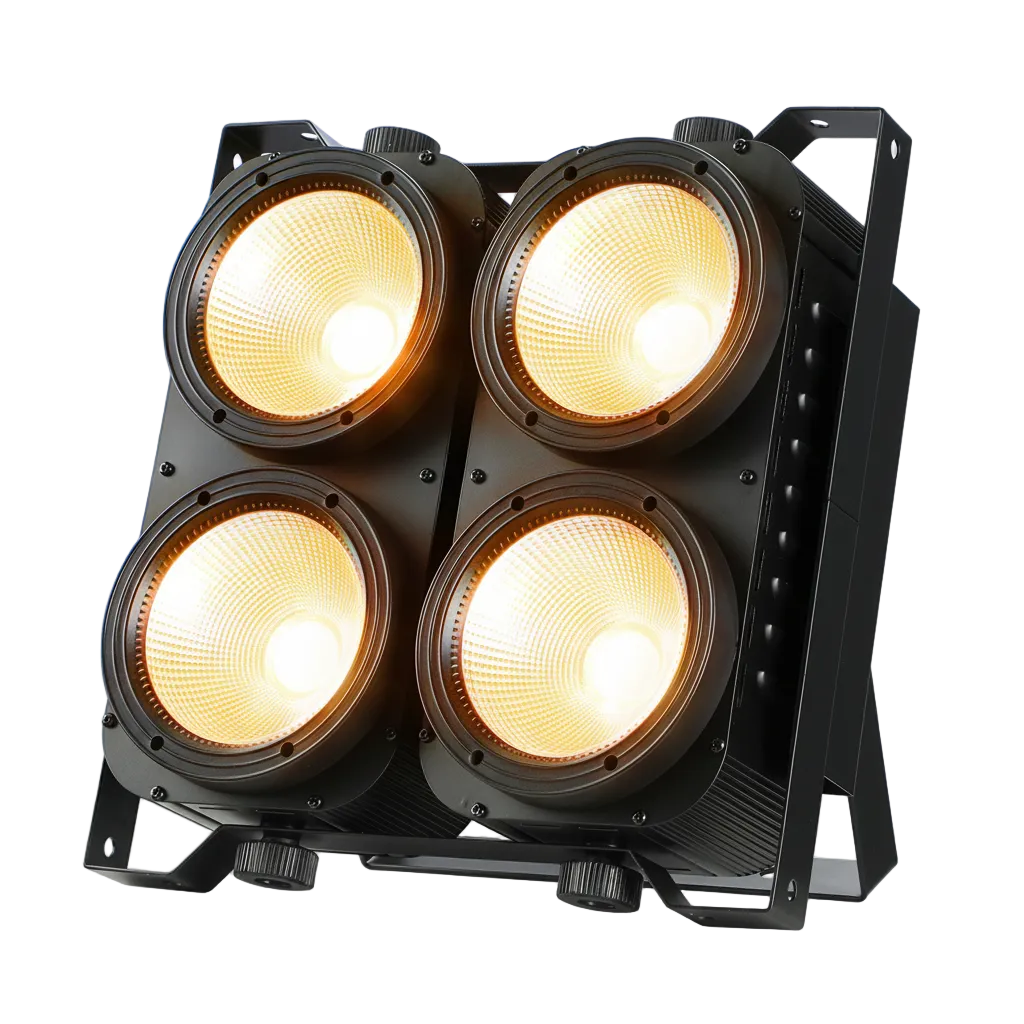 LC500 4×100W Cold White Amber COB PAR