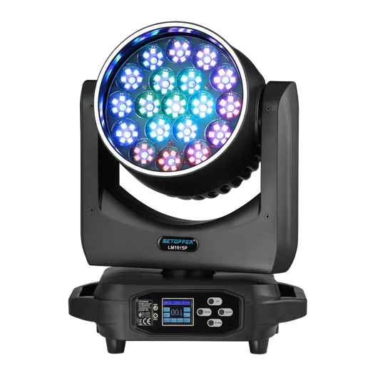 LM1915P 300W RGBW Moving Head Wash with LED Strip