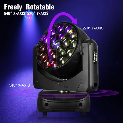 LM1940 LED 19x40W RGBW 4-IN-1 Moving Head Light