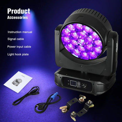 LM1940 LED 19x40W RGBW 4-IN-1 Moving Head Light