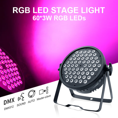 LPC180 60x3W LED RGB 3-IN-1 Wash Par Light