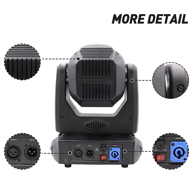 LS100 LED 100W  White Light Moving Head Light